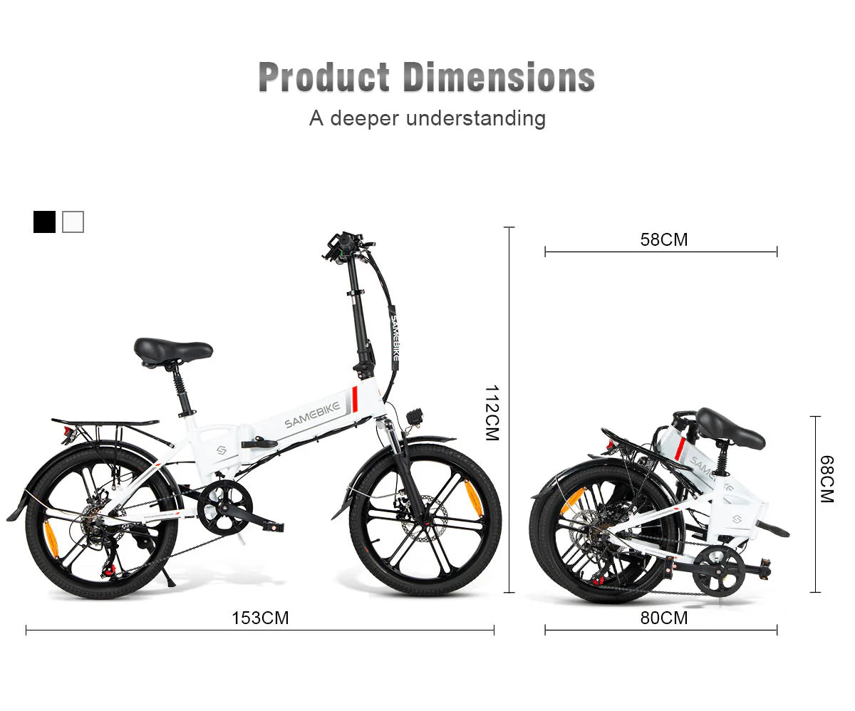 20LVXD30-II Folding Electric Mini Bike Unlock the City: Mini Electric Bike, Maximum Freedom