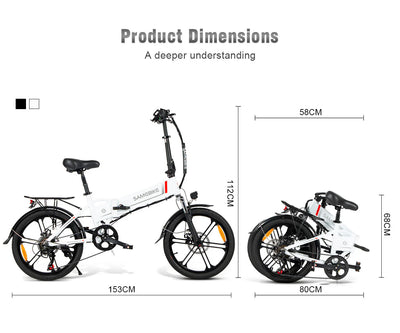 20LVXD30-II Folding Electric Mini Bike Unlock the City: Mini Electric Bike, Maximum Freedom