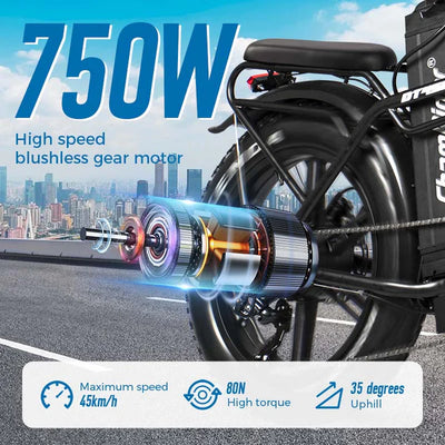ChamRider DT450 Ebike - 48V50AH