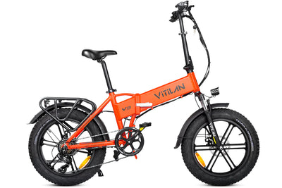 V3 2.0 Folding Fat Tires Adult All Terrain Electric Bike