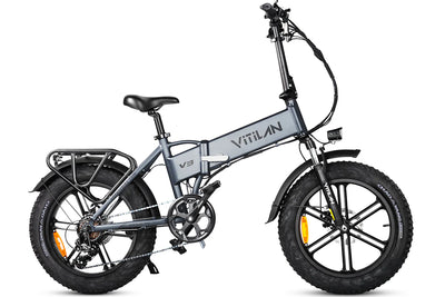 V3 2.0 Folding Fat Tires Adult All Terrain Electric Bike