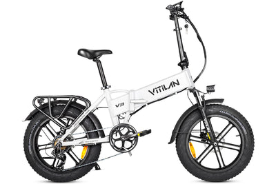 V3 2.0 Folding Fat Tires Adult All Terrain Electric Bike